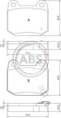 <strong>Гальмівні колодки зад. Nissan 350 Z (Z33) 05-/Infiniti G35 (V35) ABS 37452 (фото 1)</strong>