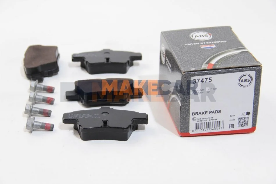<strong>Гальмівні колодки зад. Peugeot 207/307/Citroen C4 06- (Bosch) ABS 37475 (фото 1)</strong>