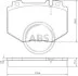 <strong>Гальмівні колодки дискові (1 к-т) ABS 37480 (фото 1)</strong>