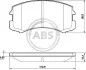 <strong>Гальмівні колодки дискові (1 к-т) ABS 37491 (фото 1)</strong>