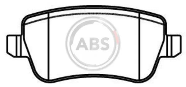 <strong>Гальмівні колодки дискові (1 к-т) ABS 37496 (фото 1)</strong>