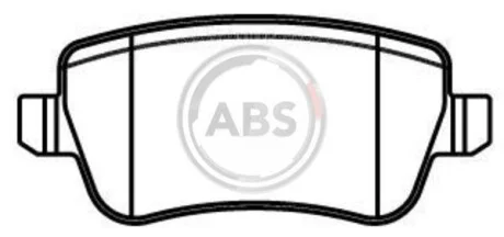 Гальмівні колодки дискові (1 к-т) для ABS 37496 фото товара
