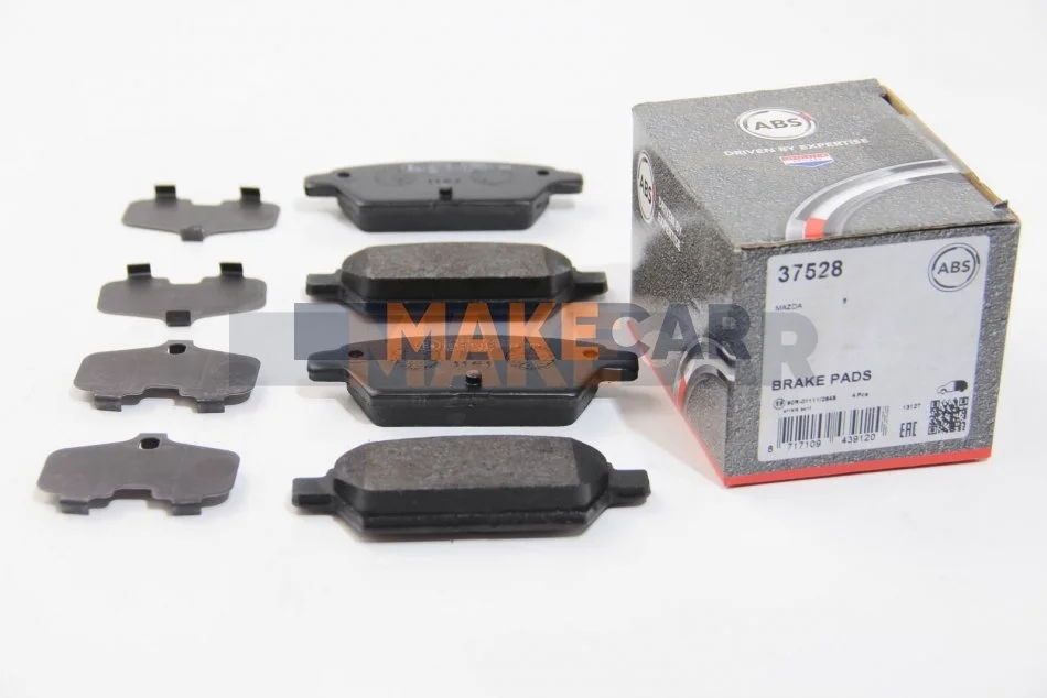 <strong>Гальмівні колодки зад. Mazda 323/626 94-04 (akebono) ABS 37528 (фото 1)</strong>
