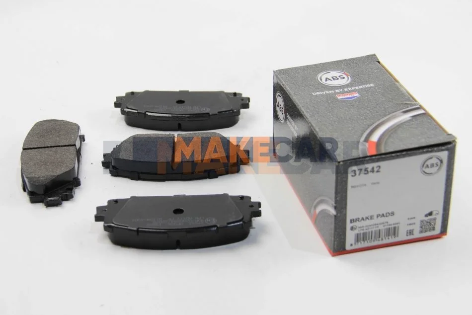 <strong>Гальмівні колодки перед. Toyota Yaris 07- (akebono) ABS 37542 (фото 1)</strong>