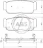 <strong>Гальмівні колодки дискові (1 к-т) ABS 37567 (фото 1)</strong>