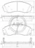 <strong>К-кт перед. тормозов. колодок Hyundai H-1 2.5CRDI 01-08/Kia Carniva 06- ABS 37618 (фото 1)</strong>