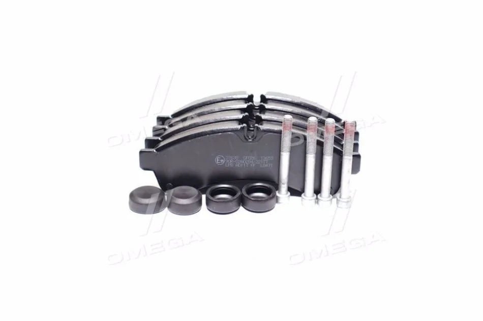 <strong>Колодка гальм. диск. IVECO DAILY III 60C, 65C ALL MODELS 05/06 - задн. (вир-во) ABS 37638 (фото 1)</strong>