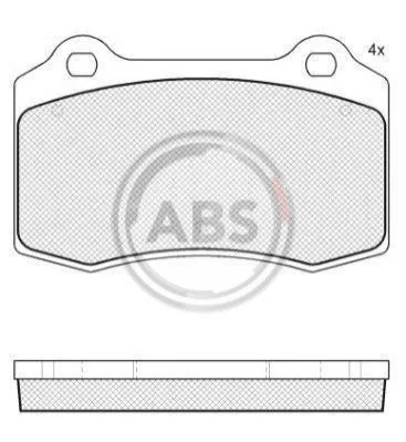 <strong>Гальмівні колодки дискові ABS 37691 (фото 1)</strong>