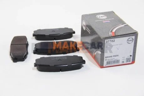 Гальмівні колодки зад. Toyota Land Cruiser 08- (advics) для Toyota, Lexus ABS 37702 фото товару