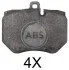 <strong>Гальмівні колодки дискові ABS 37740 (фото 1)</strong>