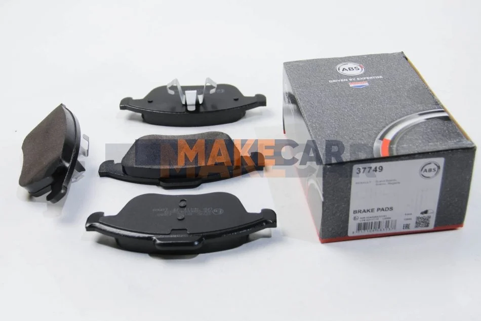 <strong>Гальмівні колодки перед. Megane III 08-/Scenic 09- (ATE) ABS 37749 (фото 1)</strong>