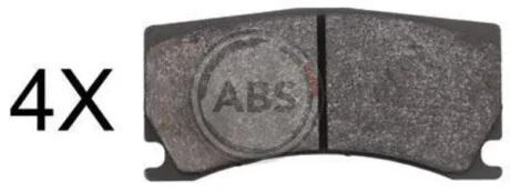 Гальмівні колодки дискові для ABS 37765 фото товара