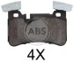 <strong>Гальмівні колодки дискові (1 к-т) ABS 37812 (фото 1)</strong>