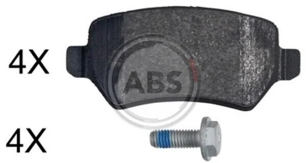<strong>Гальмівні колодки дискові ABS 37814 (фото 1)</strong>