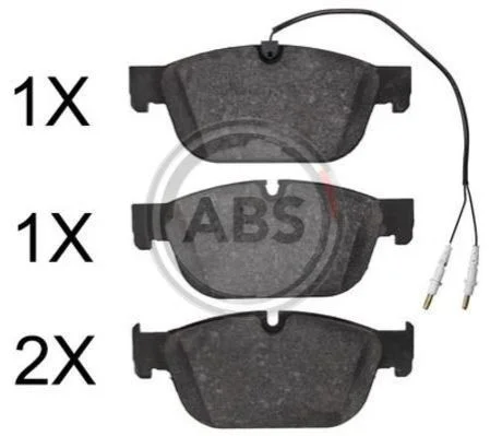 <strong>Гальмівні колодки дискові ABS 37845 (фото 1)</strong>