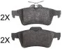 <strong>Гальмівні колодки задн. Connect/Focus II/Citroen C5 01- (ATE) ABS 37869 (фото 1)</strong>