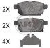 <strong>Гальмівні колодки дискові (1 к-т) ABS 37886 (фото 1)</strong>