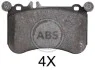 <strong>Гальмівні колодки дискові (1 к-т) ABS 37902 (фото 1)</strong>