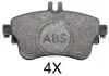 <strong>Гальмівні колодки дискові (1 к-т) ABS 37912 (фото 1)</strong>