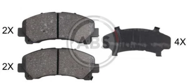 <strong>Гальмівні колодки пер. D-MAX I/II 02-22 ABS 37943 (фото 1)</strong>