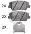 <strong>Гальмівні колодки дискові (1 к-т) ABS 37951 (фото 1)</strong>