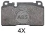 <strong>Гальмівні колодки дискові (1 к-т) ABS 37959 (фото 1)</strong>