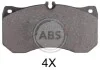 <strong>Гальмівні колодки дискові ABS 37962 (фото 1)</strong>