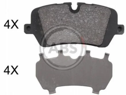 Гальмівні колодки диск. Range Rover IV 3.0D-5.0 12- для ABS 37981 фото товару