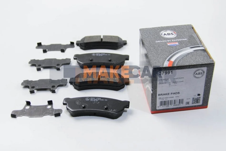 <strong>Колодки гальмівні задн. Gentra/Lacetti/Lacetti/Nubira 03- ABS 37991 (фото 1)</strong>
