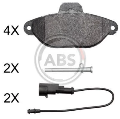 <strong>Гальмівні колодки дискові ABS 37995 (фото 1)</strong>