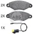 <strong>Гальмівні колодки дискові (1 к-т) ABS 37997 (фото 1)</strong>