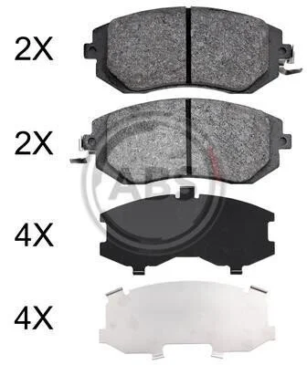 <strong>Гальмівні колодки дискові ABS 37998 (фото 1)</strong>