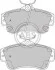 <strong>Гальмівні колодки дискові (1 к-т) ABS 38841 (фото 1)</strong>