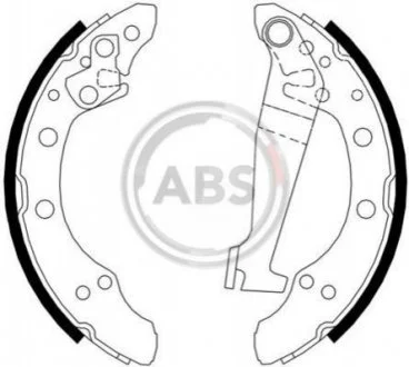 Колодки гальмівні 100/80/Cordoba/Fabia/Felicia/Fox/Ibiza/Lupo/Passat (76-15) для ABS 8778 фото товару