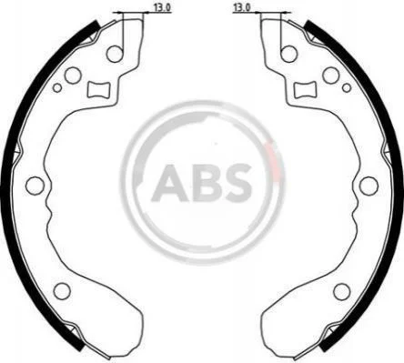 <strong>Колодки ручного гальма Daily II-III 89-07 (Brembo) c пружинками ABS 9080 (фото 1)</strong>