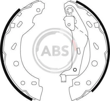 Гальмівні колодки барабан для Smart ABS 9123 фото товару