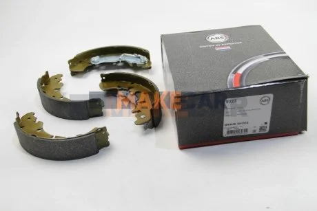 Колодки гальмівні задн. Panda/Qubo/Fiorino/Punto/Grande Punto 03- для Fiat, Opel, Lancia, Peugeot, Citroen ABS 9327 фото товару