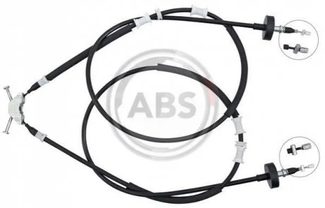 Трос ручного гальма зад. Astra G 98- (диск) (1593/1400x2) (Bosch) для ABS K12046 фото товару
