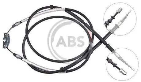 Трос ручного гальма для Opel, Vauxhall ABS K12425 фото товару