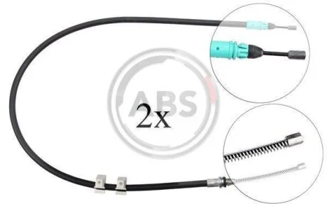 Трос ручного гальма для ABS K13776 фото товару