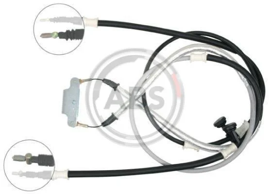 <strong>Трос ручного гальма зад Vectra/Signum 02- (1805/1633x2) (диск.гальм) ABS K17195 (фото 1)</strong>