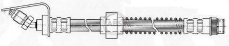 Купити Гальмівний шланг Movano/Master/Movano 97-10 A.B.S. SL5728 за низькою ціною в Україні (фото 1)