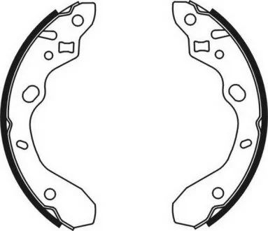 Гальмівні колодки, барабанні для Mazda ABE C03042ABE фото товару