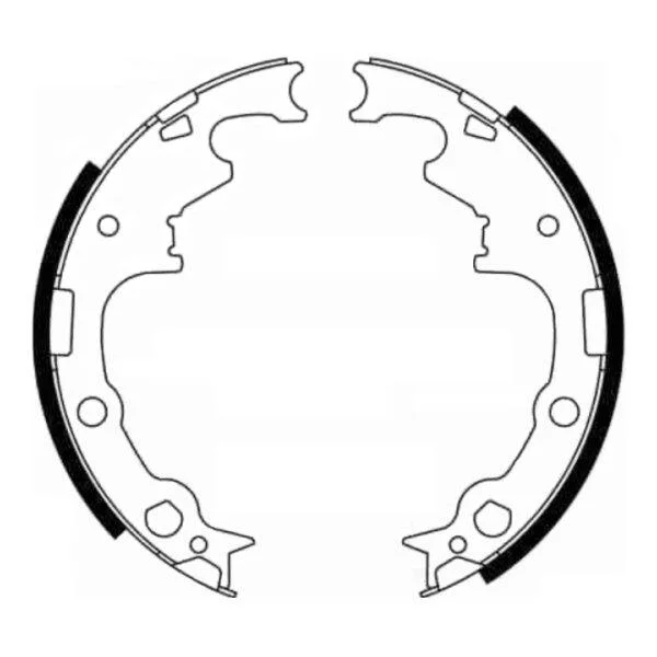 <strong>Гальмівна колодка CHRYSLER CARAVAN, GRAND VOYAGER III, VOYAGER I, VOYAGER II, VOYAGER III DODGE CARAVAN, DAKOTA JEEP CHEROKEE, COMANCHE, WRANGLER I, WRANGLER II, WRANGLER III 2.1D-4.7 10.83- ABE C0Y003ABE (фото 1)</strong>