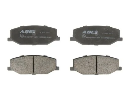 Гальмівні колодки, дискові для Suzuki ABE C18003ABE фото товару