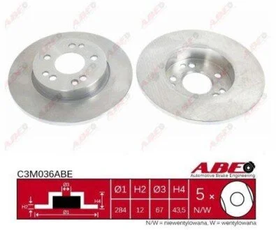 Гальмівний диск для ABE C3M036ABE фото товару