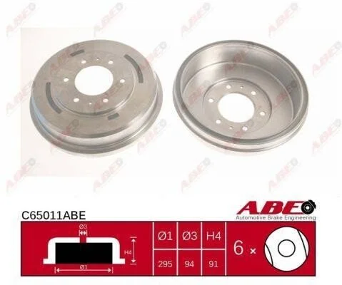 <strong>Гальмівний барабан ABE C65011ABE (фото 1)</strong>