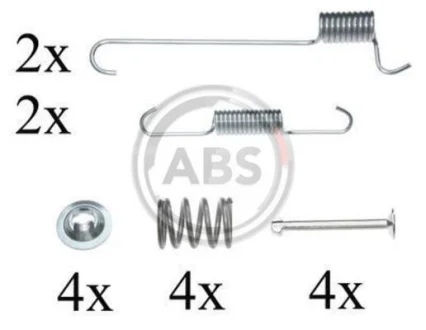 Монтажний к-кт гальмівних колодок для Nissan ABS 0848Q фото товару