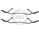 <strong>Ремкомплект гальмiвних колодок ABS 1180Q (фото 1)</strong>