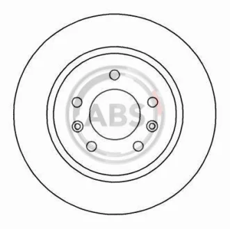Диск гальмівний для Peugeot ABS 15982 фото товару